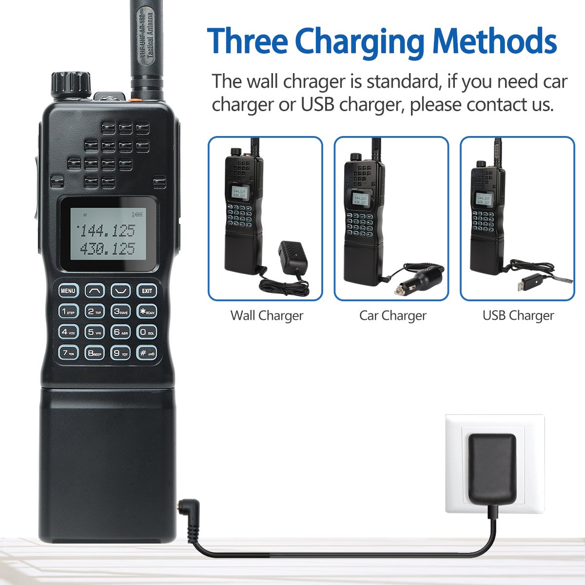 Baofeng AR-152 Tactical Game Walkie Talkie Dual Band Ham Radio 136-174MHz 400-520MHz Portable Two Way Radio AN/PRC-152
