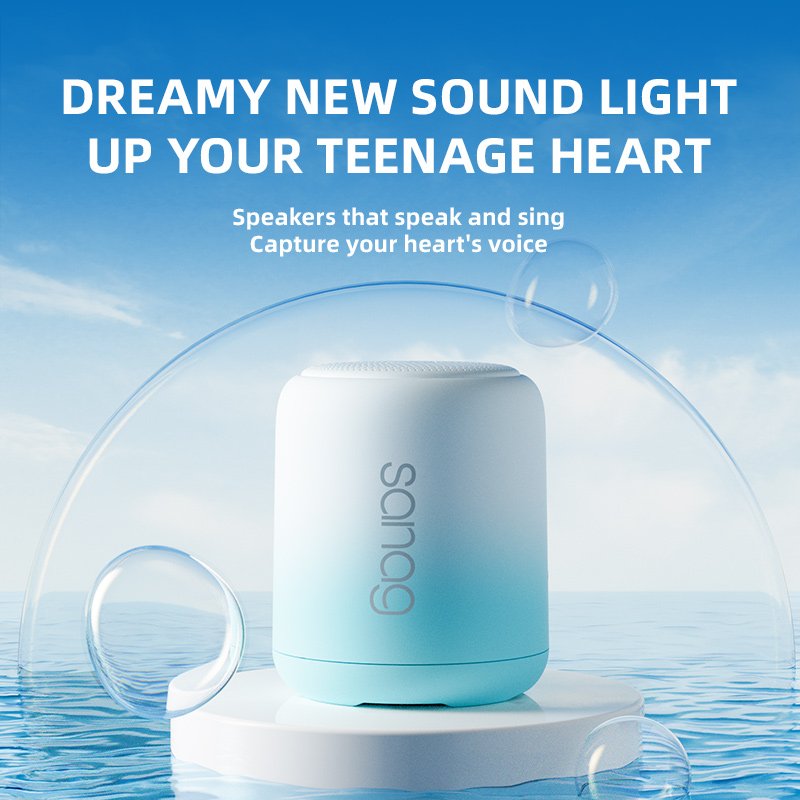 Sanag X6S V5.3 New Outdoor Mini Bass True Stereo Speakers Cycling Fitness Bluetooth Subwoofer Custom Logo