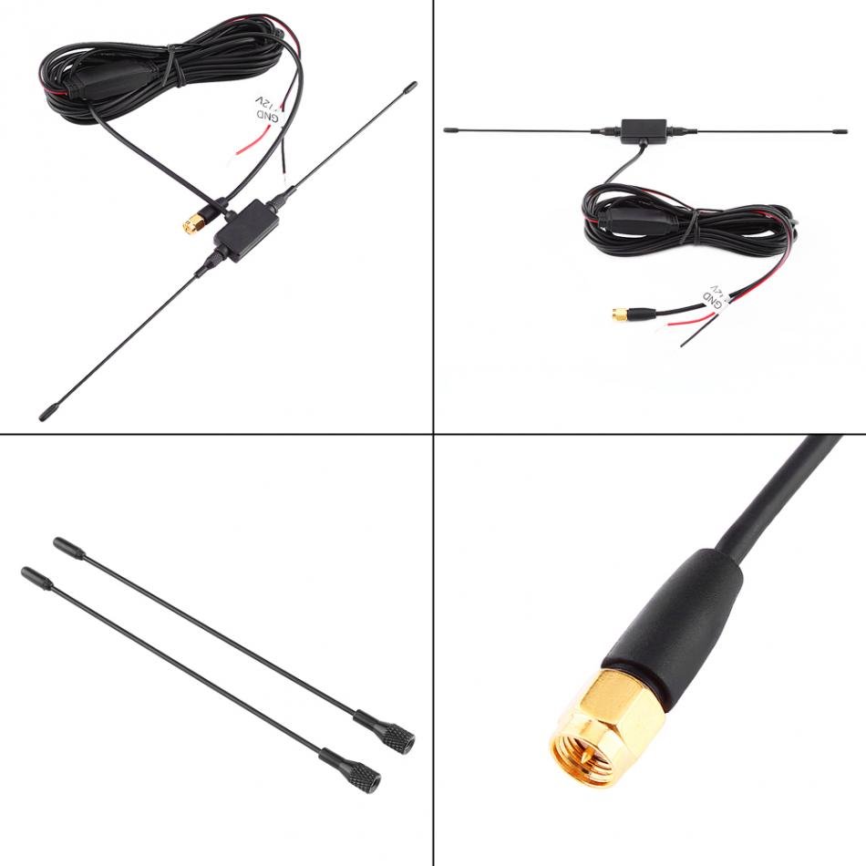 Factory Price Newest Car Digital TV433Mhz GSM GPRS 3G patch antenna T-type patch antenna dual vibrator 3 meter long claw antenna