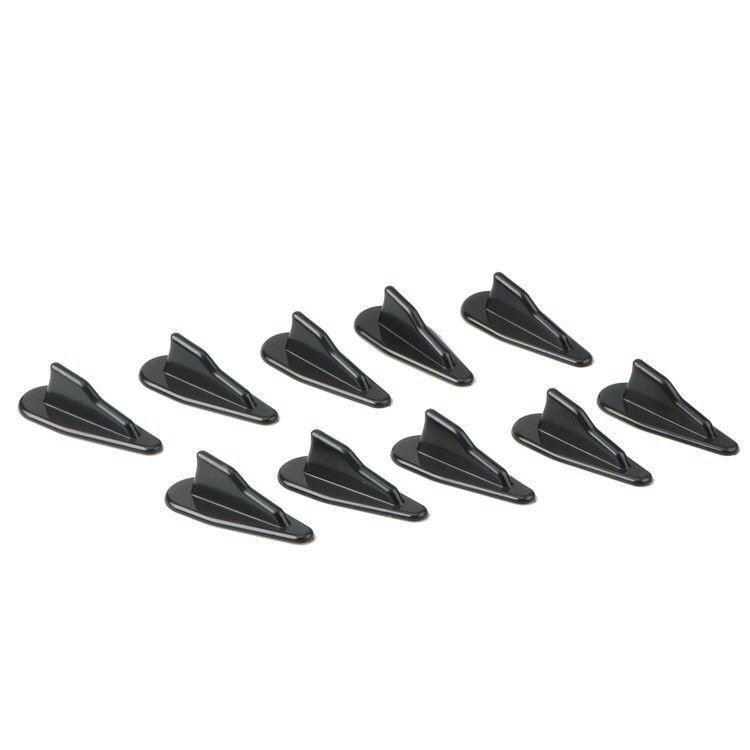 Car Modification Shark Fin Personality Black Small Tail Carbon Fiber Shark Fin Tail Roof Decoration Spoiler Small Antenna