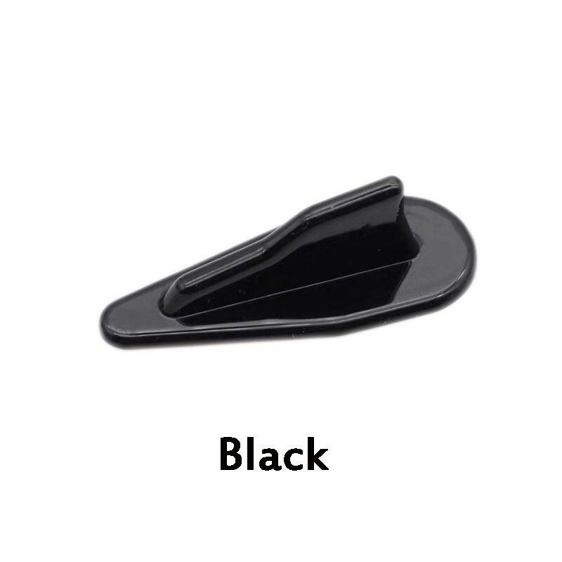 Car Modification Shark Fin Personality Black Small Tail Carbon Fiber Shark Fin Tail Roof Decoration Spoiler Small Antenna