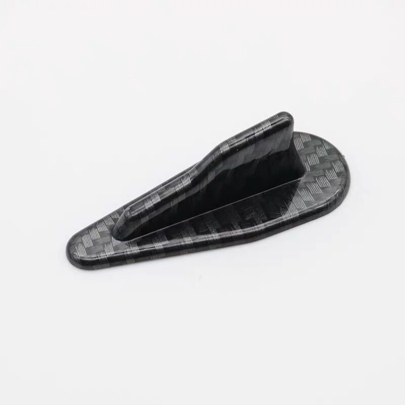 Car Modification Shark Fin Personality Black Small Tail Carbon Fiber Shark Fin Tail Roof Decoration Spoiler Small Antenna