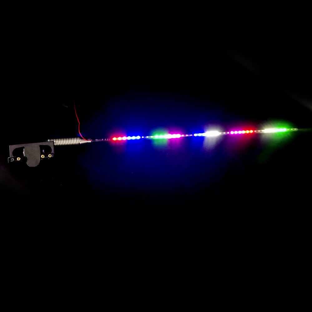 55cm 105cm 12/24V LED Whip Lights for Car Truck Racing Banner RGB Antenna Lamp Warning Lights
