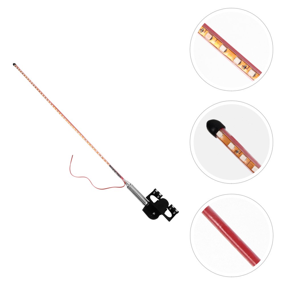 55cm 105cm 12/24V LED Whip Lights for Car Truck Racing Banner RGB Antenna Lamp Warning Lights