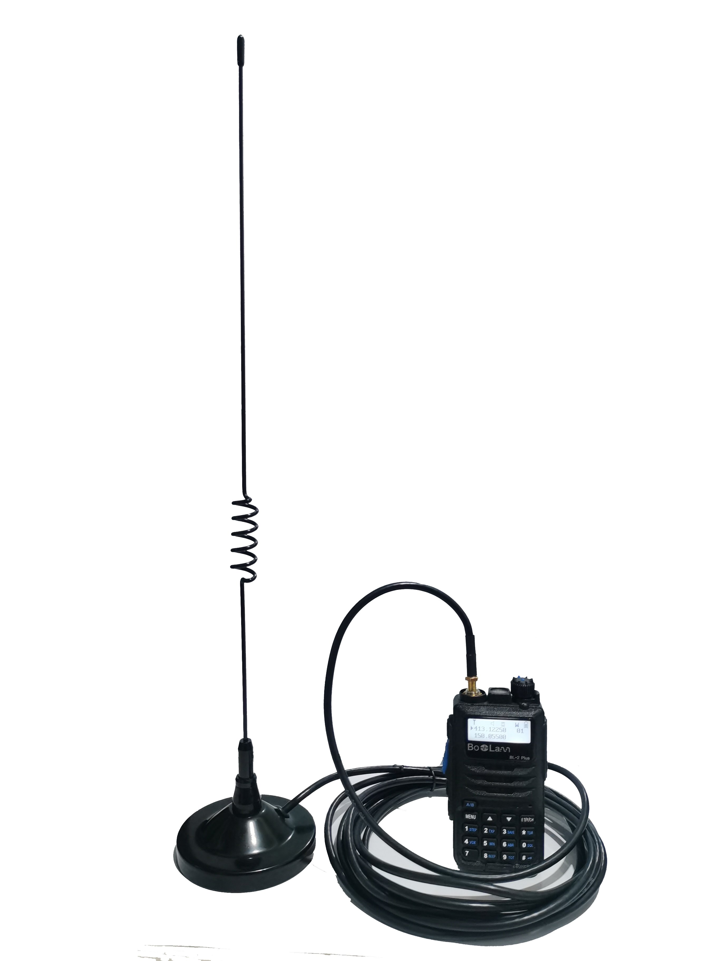 High Gain 9dBi car magnet sucker walkie-talkie antenna uhf vhf