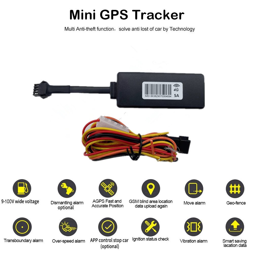 4G Car GPS Tracker Global Used Real-Time GPS Tracking Device With ACC Detection Anti-Theft Security Vehicle GPS Tracker 4G