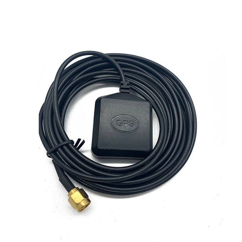 JCA004 50% Off In Stock 2M RG174 SMA Male Antenna High Gain Low Noise Mini GPS Active Antenna for Car