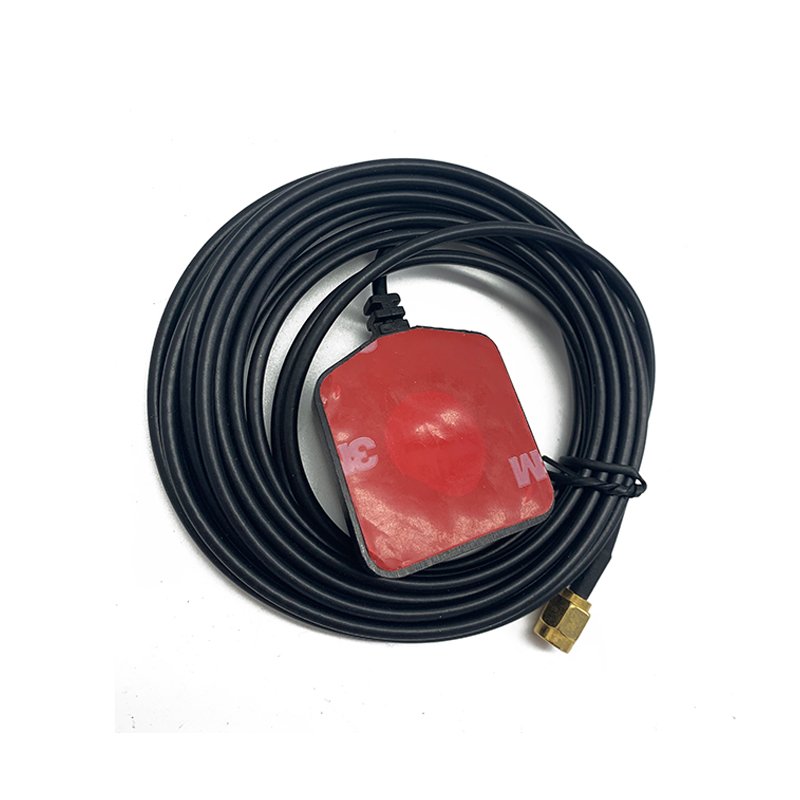 JCA004 50% Off In Stock 2M RG174 SMA Male Antenna High Gain Low Noise Mini GPS Active Antenna for Car