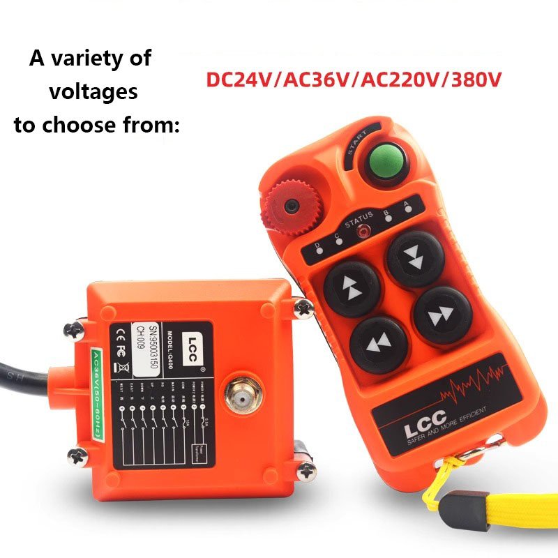 LCC-Q400 Industrial Wireless Remote Control 4-button Electric Hoist Remote Control Four-button Car Tailgate Remote Control