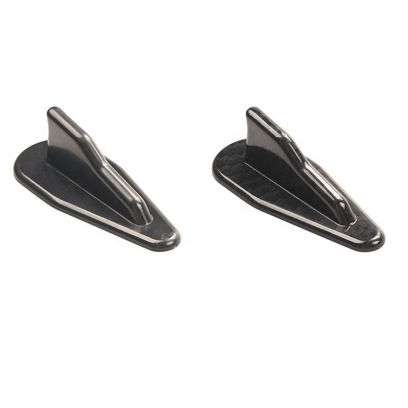 Car Refitting External Decoration Accessories Black Shark Fin Carbon Fiber Shark Fin Tail Decoration Antenna