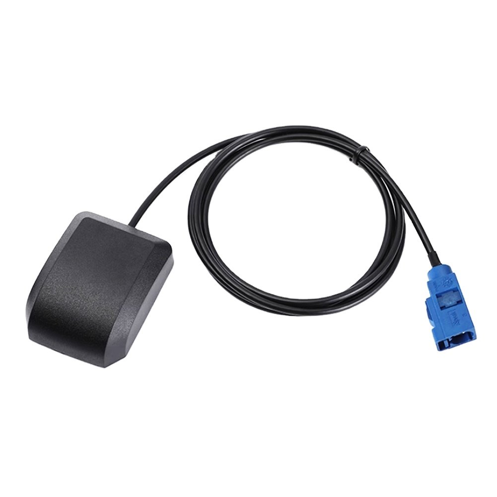 DIYmall Waterproof Active GPS Antenna Vehicle GPS Navigation with Fakra C Blue Connector for Car GPS Navigation Receiver System