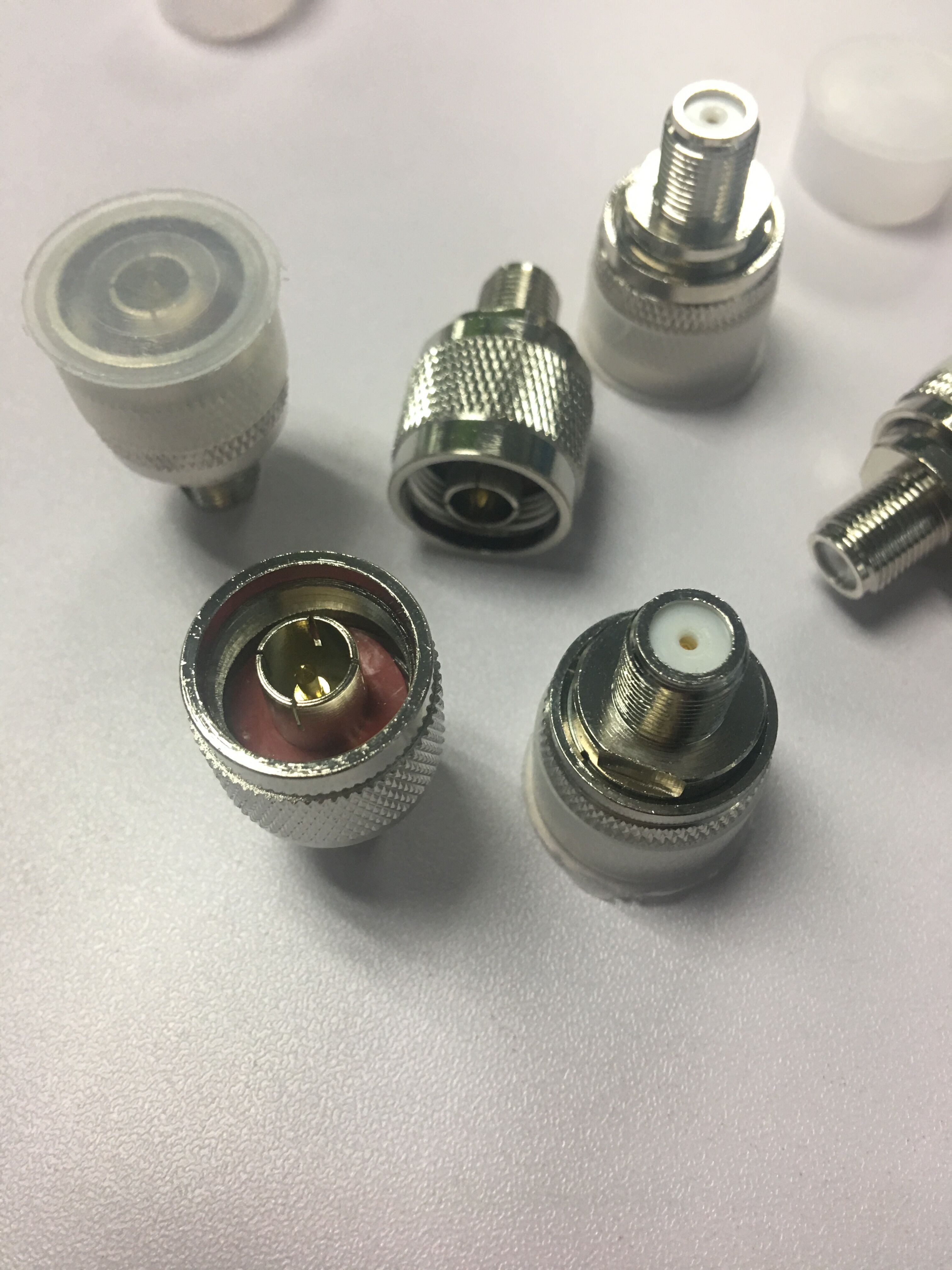 N-F adapters NF-JK High Quality Copper Antenna Connector Accessories British F Female to N Male & N Female Adaptor