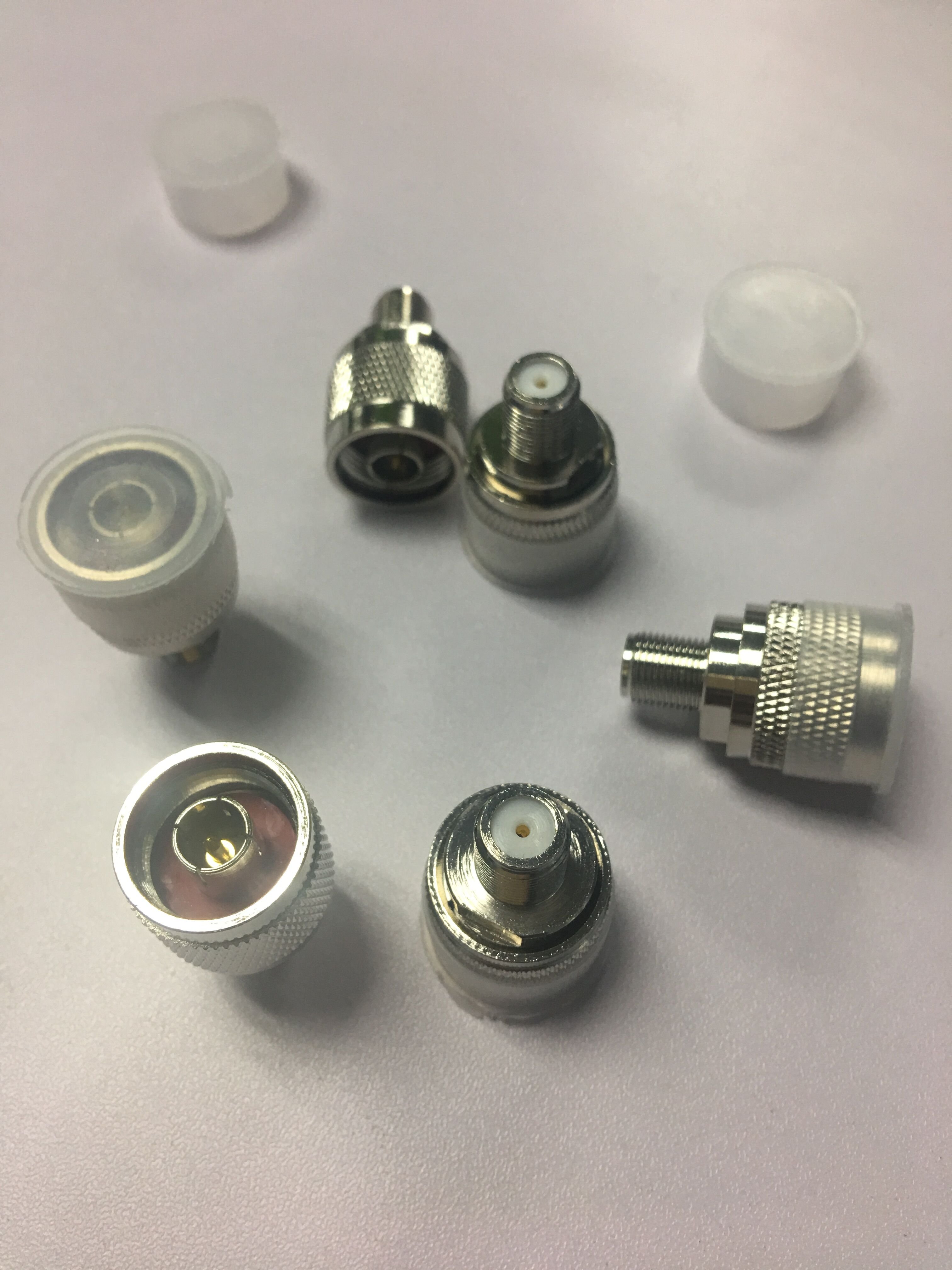 N-F adapters NF-JK High Quality Copper Antenna Connector Accessories British F Female to N Male & N Female Adaptor