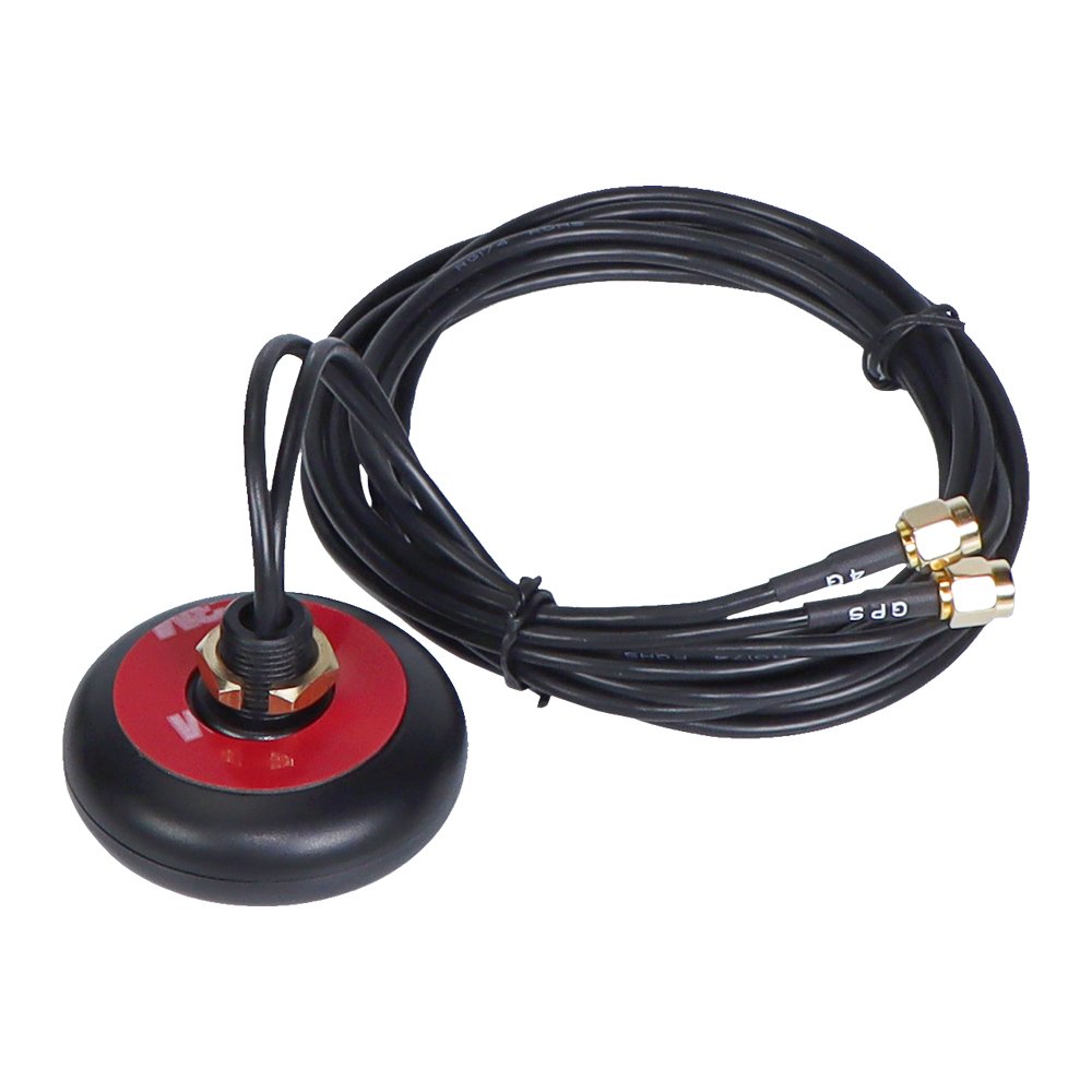 Factory Supply Outdoor Black Waterproof IP66 4G GPS Screw Mount Navigation Signal Receiver Car Combo Antenna