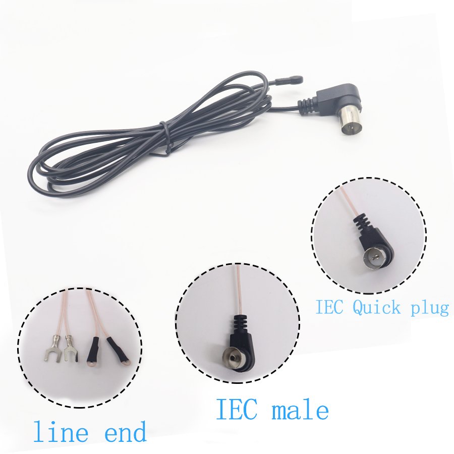 FM Dipole Binding Post 75 for Sony Sherwood Pione for Yamaha JVC Sherwood Pione IEC Connector
