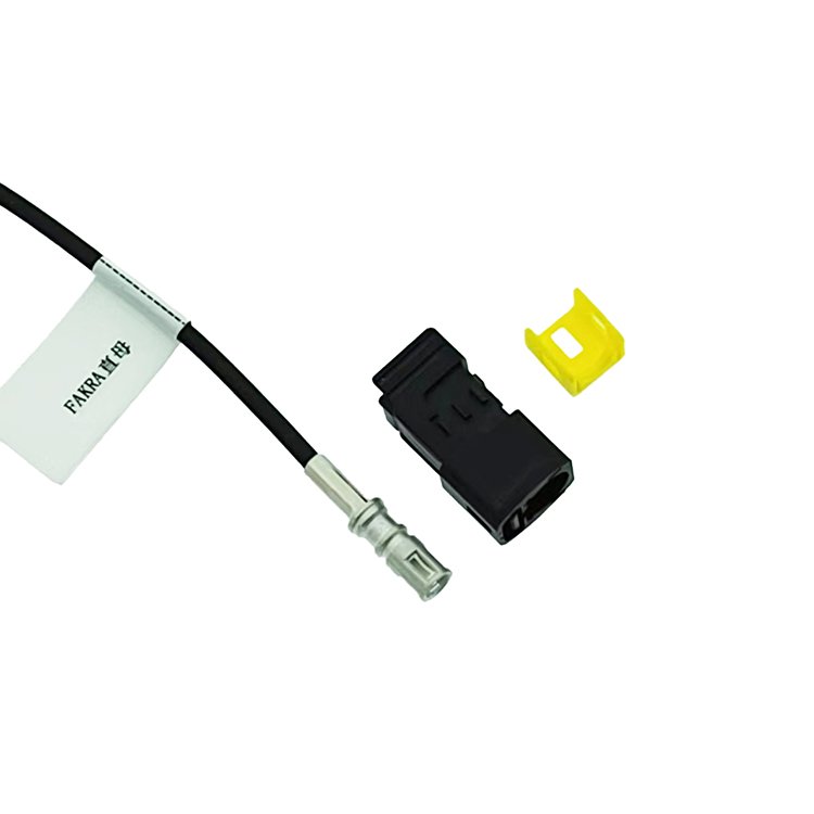 Hot Selling Original Rosenberger 4pin Mini Fakra Female Green To Fakra Male&Female*4 Green Black Car Wireless Signal Cable 300mm