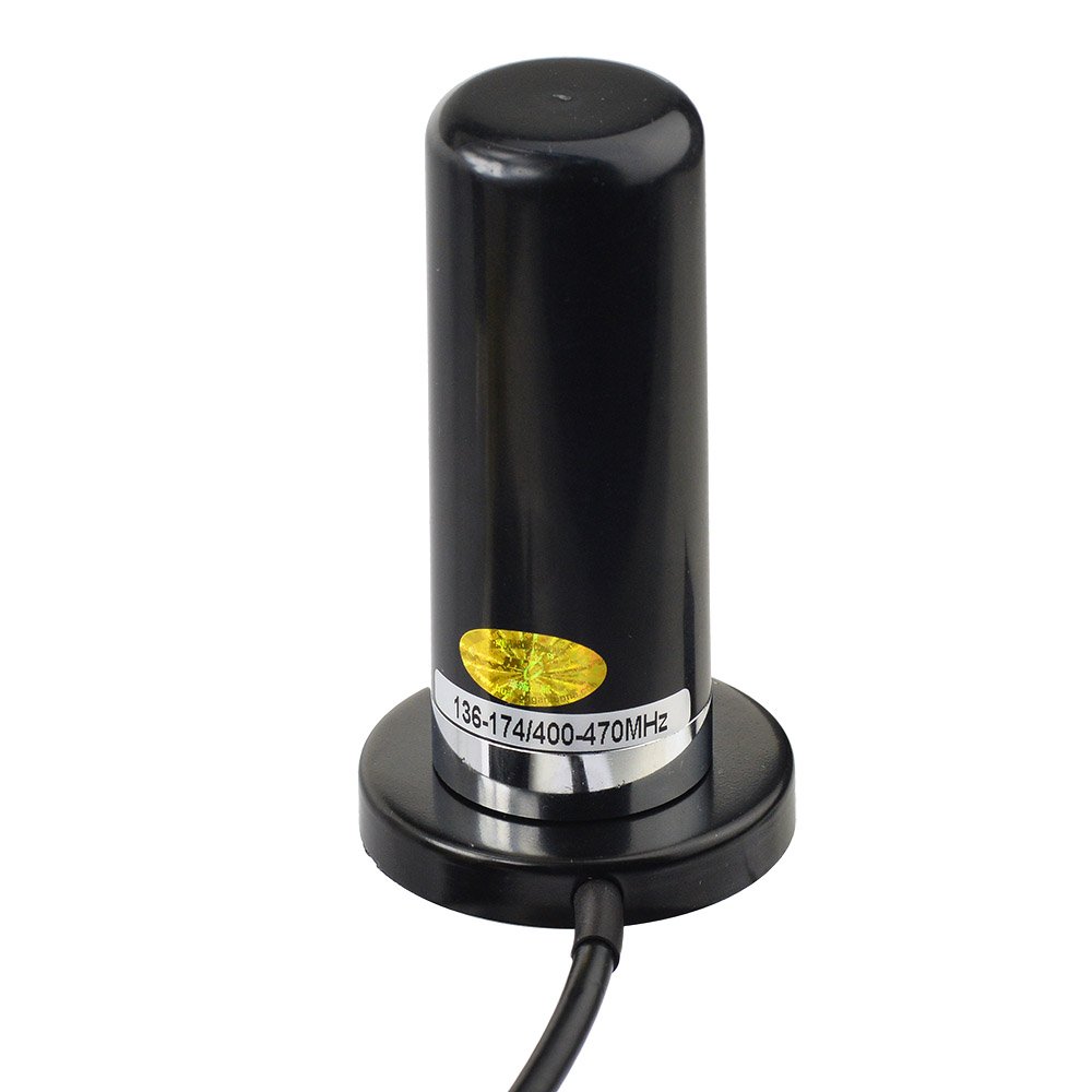 Vehicle Car Mobile Radio VHF/UHF Dual Band Antenna BNC Male Connector Magnetic Base Mount 5M RG58 Cable for BC125AT Scanner