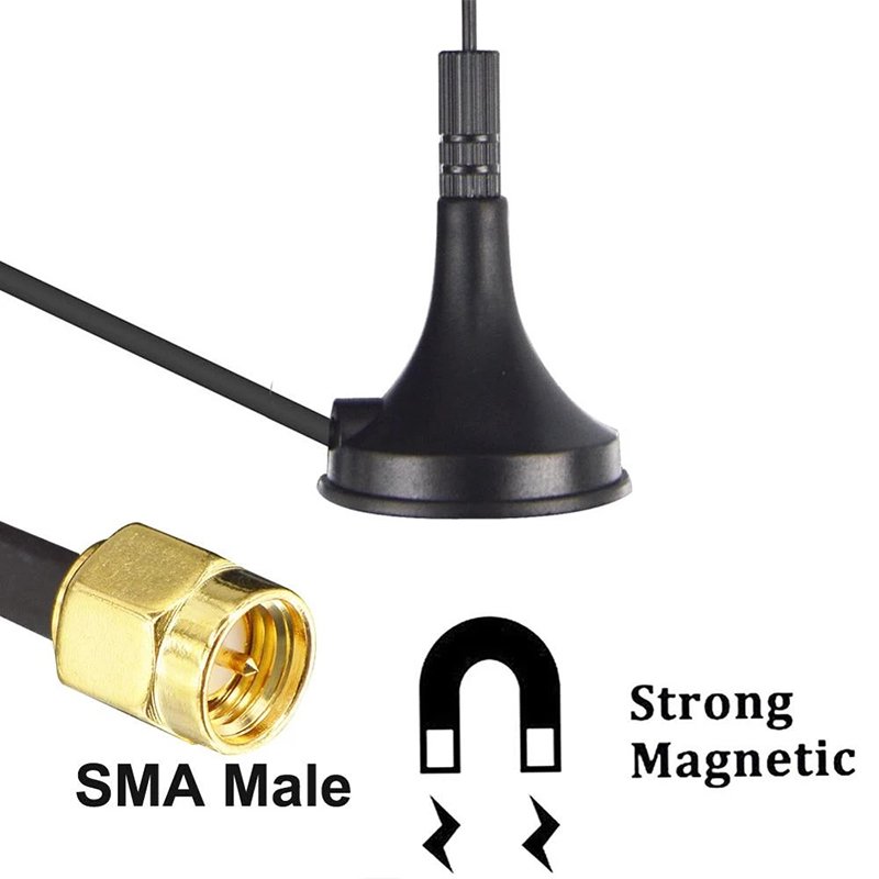Hot Sale Waterproof Car Antenna Magnetic Stand Base Sma Connector Gsm Antenna Extension Cable