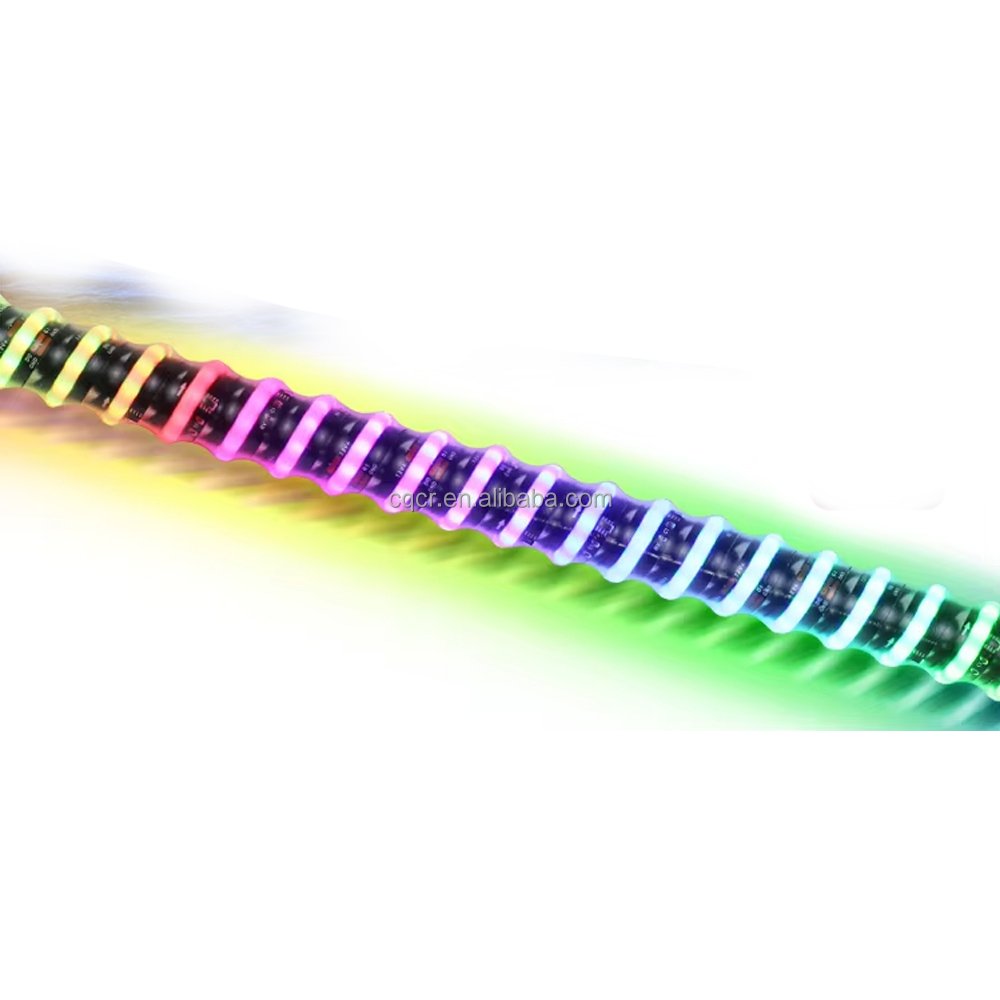 APP Remote Control Brake Turn RGB Sprial Flashing Car Antenna Led Light 1FT 2FT 3FT Hyper Can Am X3 Maverick Fat Led Whip Lights