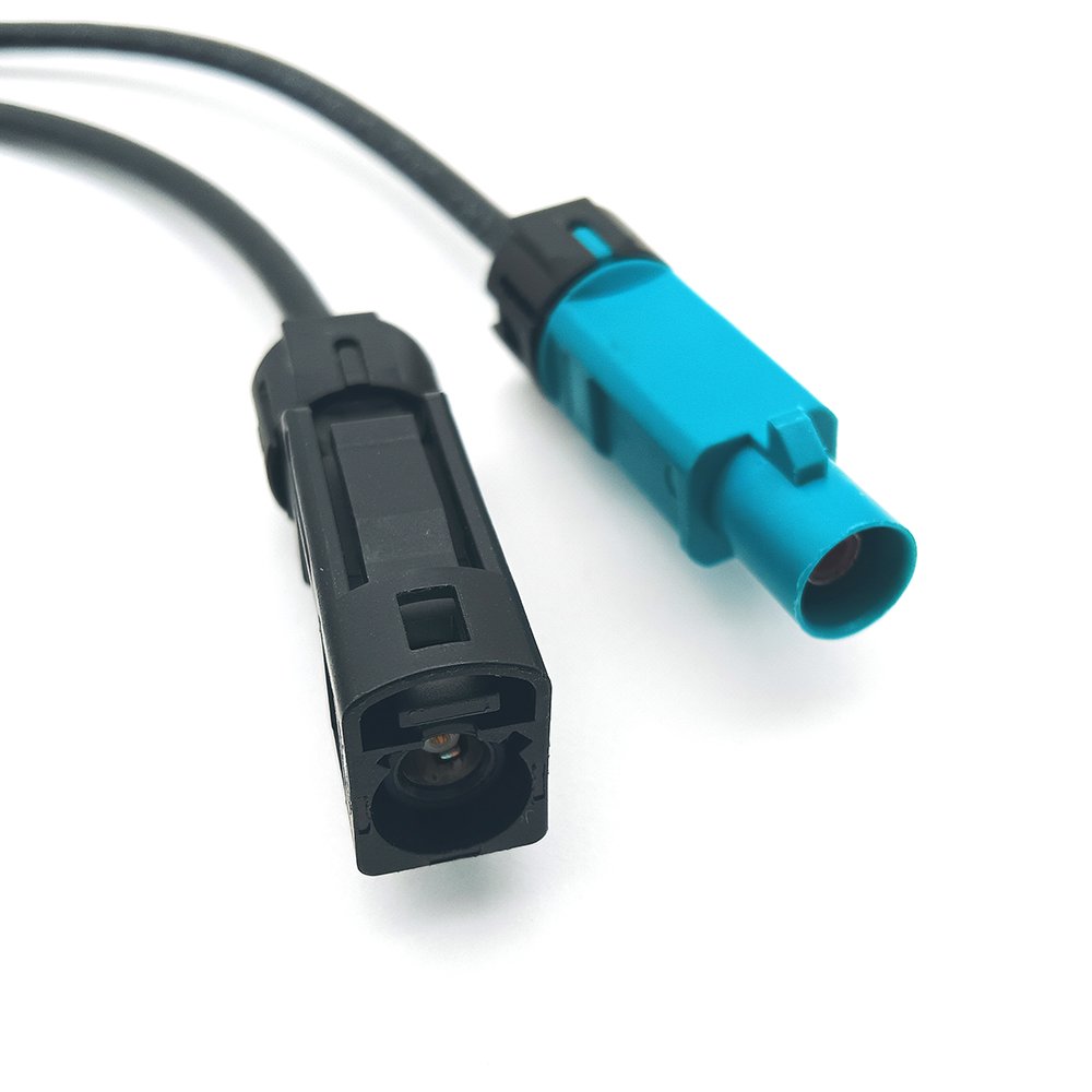 RG174 RG58 Straight Waterproof Fakra Male to Female Car Radio Antenna Cable Assembly
