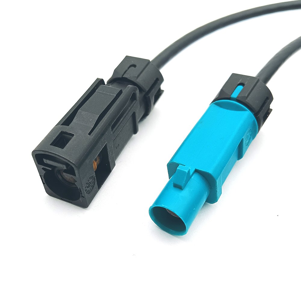 RG174 RG58 Straight Waterproof Fakra Male to Female Car Radio Antenna Cable Assembly