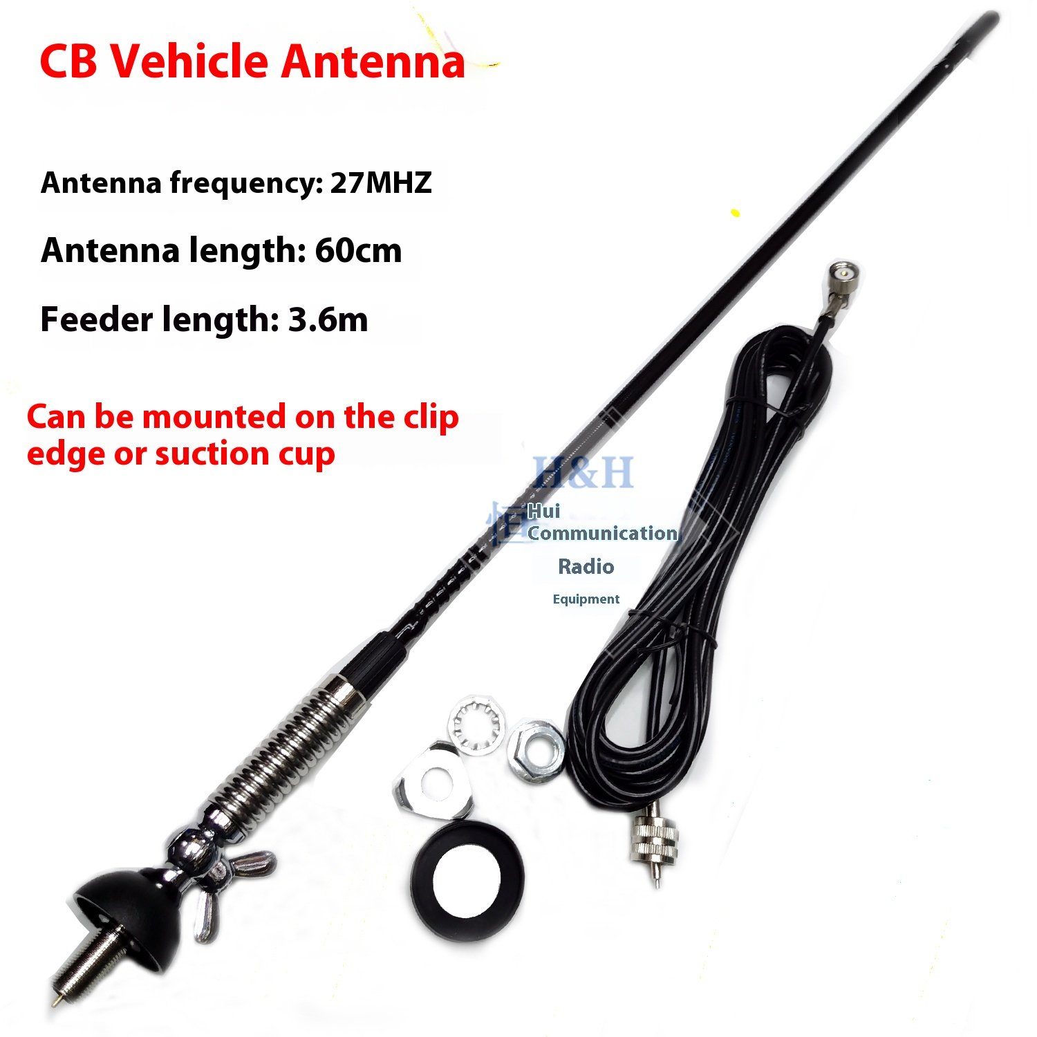 CB radio T3-27 gain 27MHz 27MB shortwave car antenna cb antenna base 27mhz