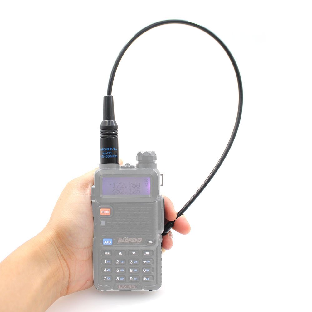 100% Original Nagoya NA-771 SMA Dual Wide Band Flexible fm car Two Way Radio Antenna Female for BaoFeng UV-5R 888S Walkie Talkie