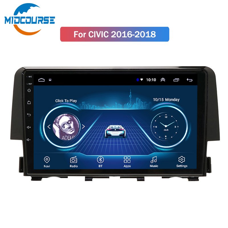 Android 10 for HONDA CIVIC 2016 2017 2018 2019 Multimedia Stereo Car DVD Player Navigation GPS Radio(94333d89)