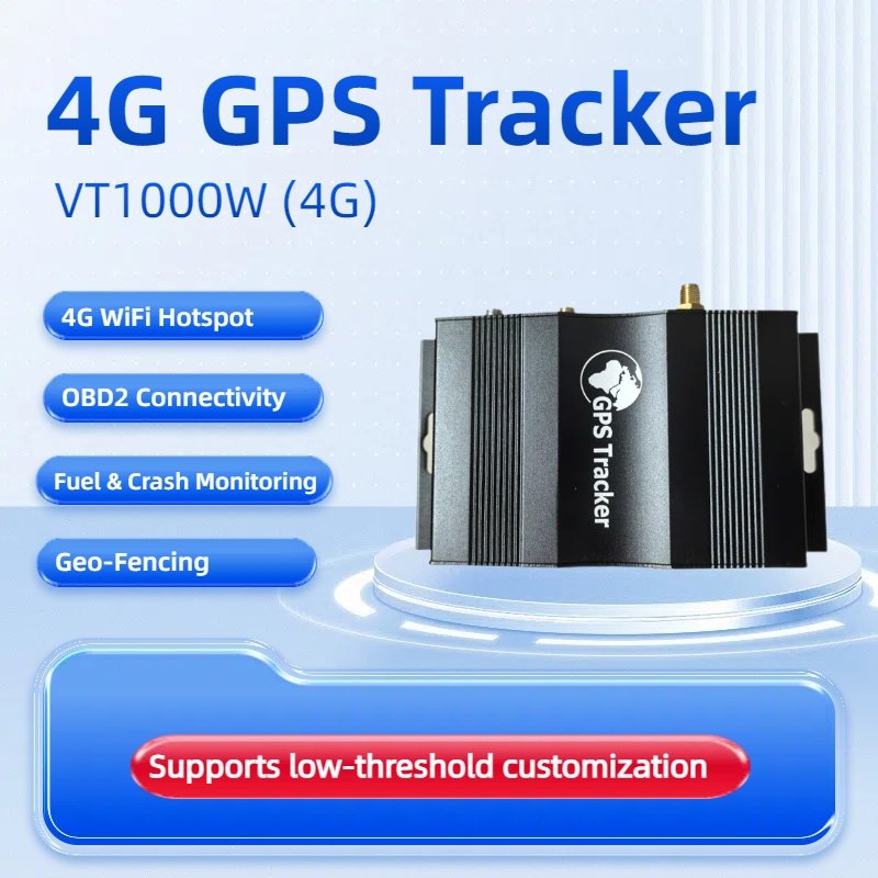 1-Year Warranty Active/Passive RFID GPS Tracker with Beidou AGPS Anti-theft Driver(Student) Identification IOS Android App View