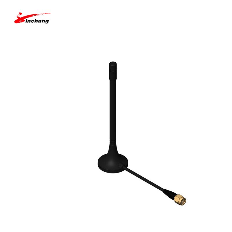 Outdoor Magnetic Antena,Rubber Wireless 433mhz Car Antenna With SMA Straight Male