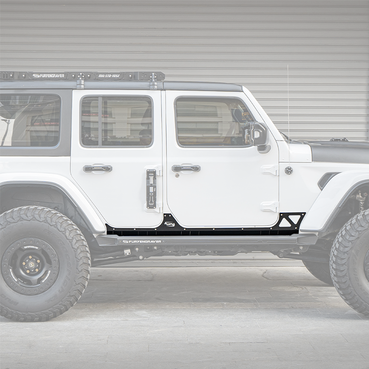 Fury 2007-2017 Accessories Aluminum Side Skirt for Jeep Wrangler JK