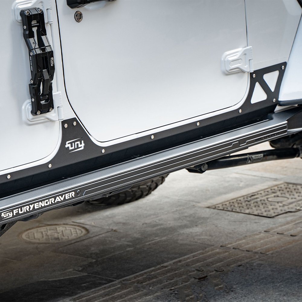 Fury 2007-2017 Accessories Aluminum Side Skirt for Jeep Wrangler JK
