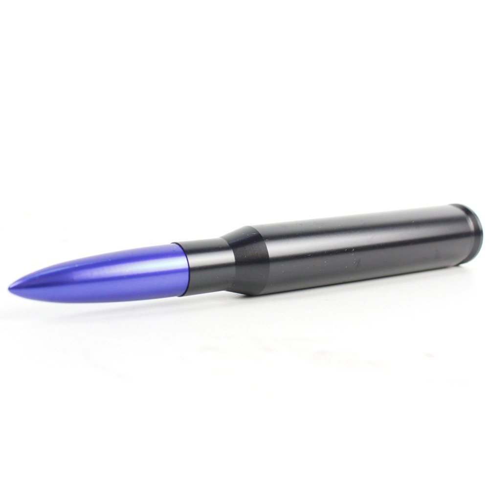 General Refit Automotive Antenna Personality Refitted Bullet Head Antenna with Add logo Black Silver Red Purple Gold