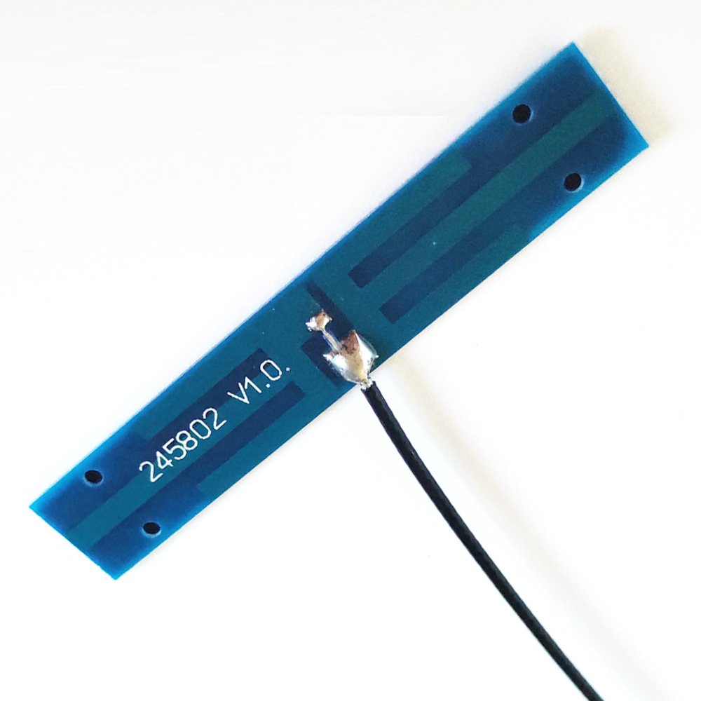 Blue 50x9mm 5800 2400 mhz 2.4 ghz 5G lte dual band internal bluetooth booster car wifi PCB directional antenna