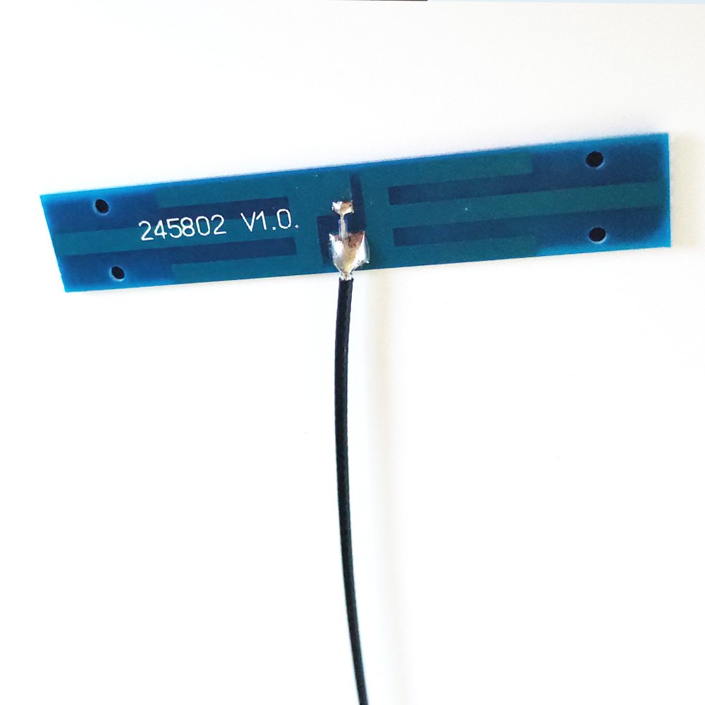 Blue 50x9mm 5800 2400 mhz 2.4 ghz 5G lte dual band internal bluetooth booster car wifi PCB directional antenna
