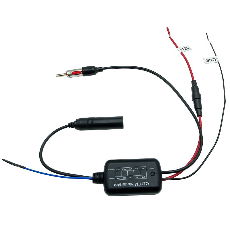 Car Lossless Radio FM Cable Antenna Connector Car DAB Music Player Adapter Cable Receiver FM RF Modulator