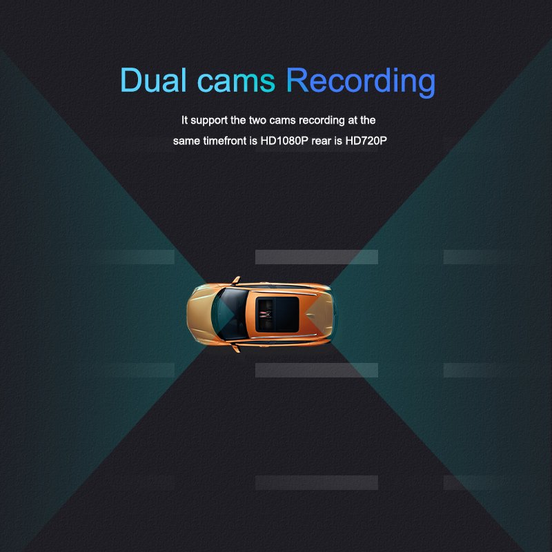 Mini Hidden Driving Dual Channel Recording Car DVR 2 Lens Dash Cam With 4G Smart Cloud Dash Camera for Vehicle Fleet Management