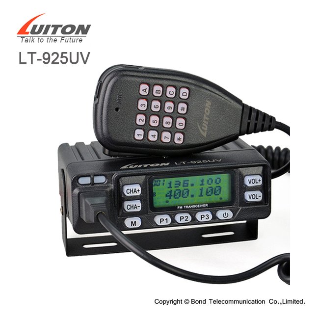Dual Band VHF/UHF Transceiver LT-925UV 25W Car Radio with Cheap Price and Portable and Convenient