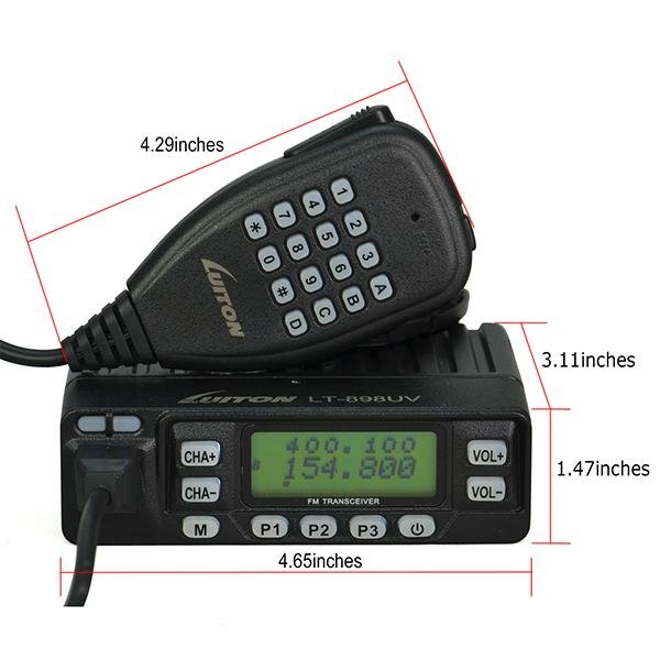 Dual Band VHF/UHF Transceiver LT-925UV 25W Car Radio with Cheap Price and Portable and Convenient