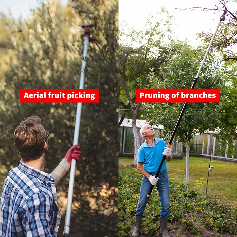 HOFI Customizable 2m-21m Antenna Mast Pole Carbon Fiber/Fiberglass Telescopic Poles for Solar Panels Featuring Brushed Finish