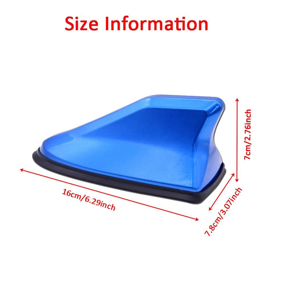 PUERXIN Universal FM Signal Auto Antenna 7 Color Amplifier Radio Aerials Roof Decorative Topper Car Shark Fin Antenna