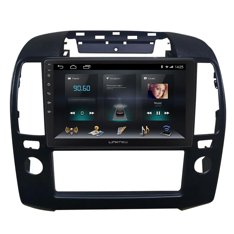 LINKNEW F10 Touch Screen Car Mp5 Player 9 Inch 1+32G for Nissan Navara 3 D40 2004 - 2010