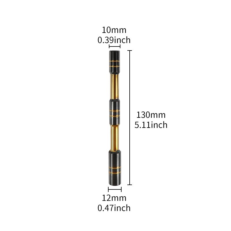 JDM Car Accessories 13CM Car Styling Universal Auto Antenna Gold Black Modified Decoration Antenna Replacement for Car Antenna
