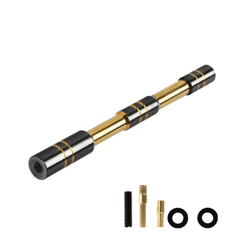 JDM Car Accessories 13CM Car Styling Universal Auto Antenna Gold Black Modified Decoration Antenna Replacement for Car Antenna
