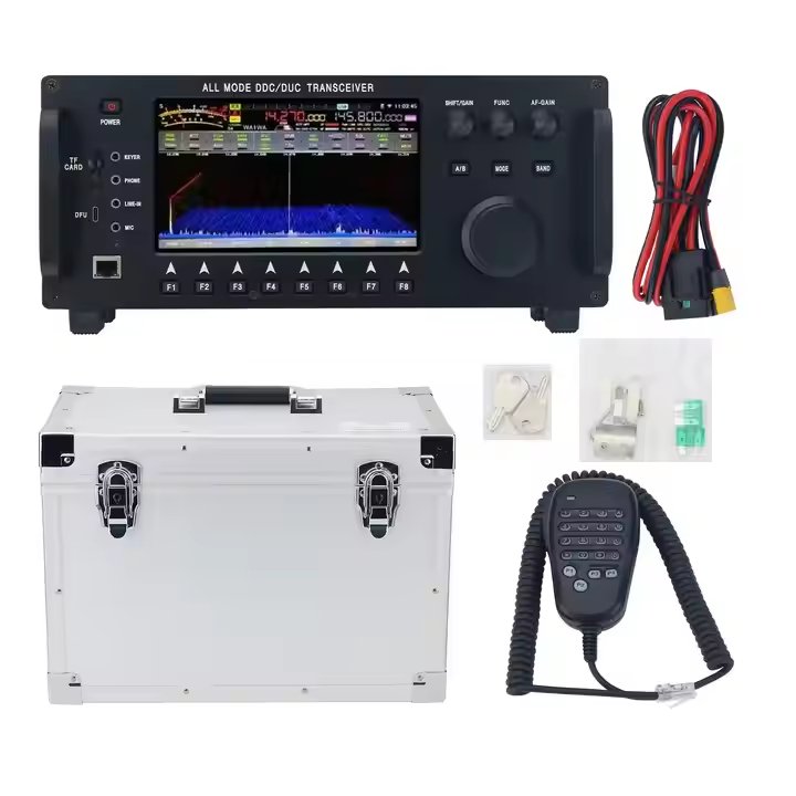 RS-998100WHF+UV All Mode HF Short Wave 0.5~750Hz All ModeTransceiver SSB USB AM FM Mobile Cb Radio with Built-in Antenna Tuner