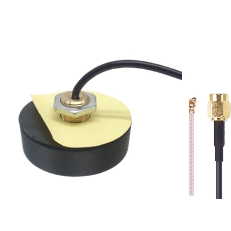46mm outdoor Waterproof GSM 2.4G 3G 4G LTE Puck Antenne Hole wall Mounting Round 4G LTE Antenna