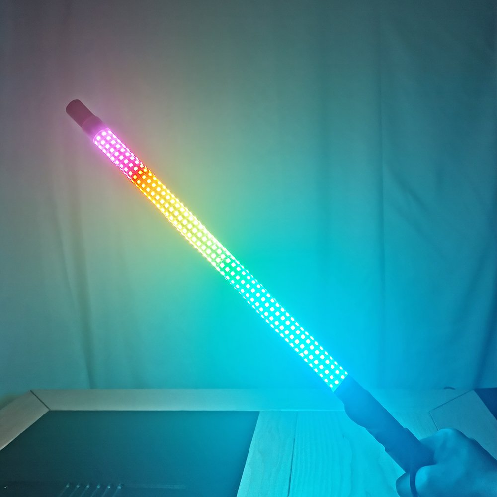 3FT LED Whip Lights for UTV RGB Chasing Dancing Light Remote Control APP 600 Color Mode Combinations UTV ATV Truck Dune Buggy