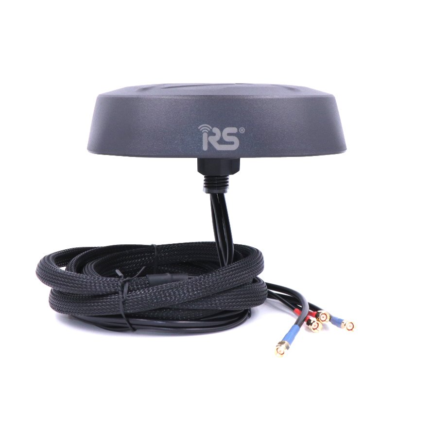 RS M191 4G/WIFI/GPS Antennas, 9 in 1 Outdoor IP68 long range high gain MIMO antenna car gps combo antenna for Fleet Management