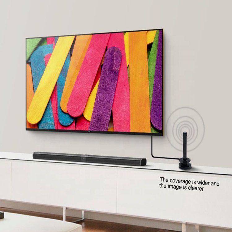 25dBi VHF UHF Antenna Digital HDTV Antenna Tv Uhf With Magnetic Base