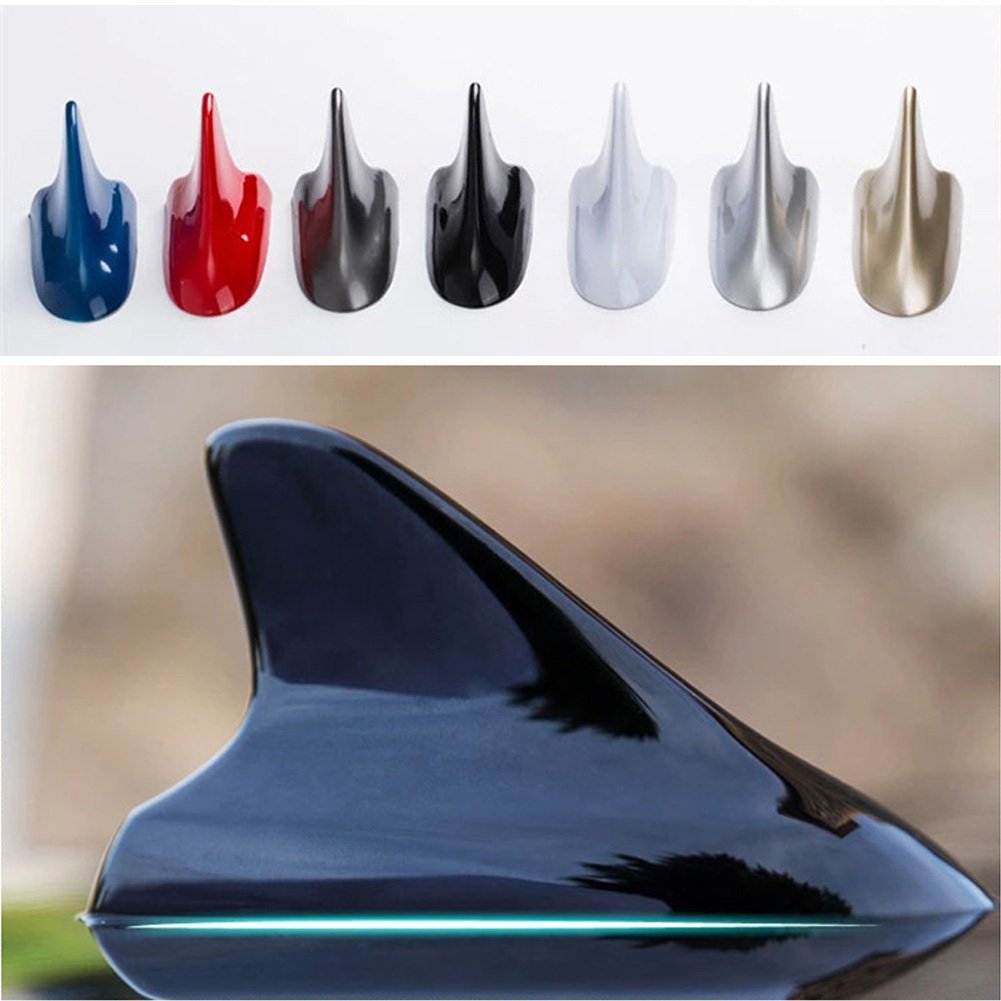 Most Cars Compatible Universal Shark Fin Car Antenna Stylish Auto Exterior FM Radio Signal Reception Replacement Parts